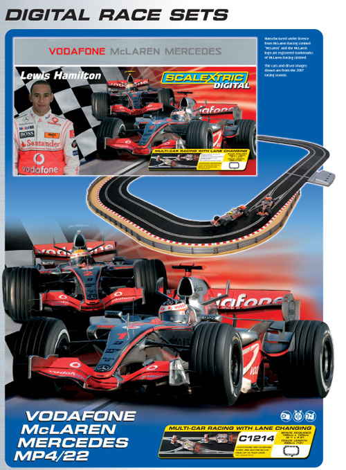 SCALEXTRIC digital digital set   F1 McLaren